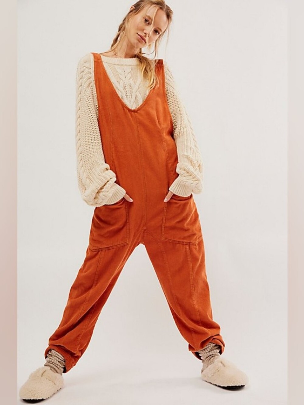 💥 We The Free High Roller Courdoroy Jumpsuit